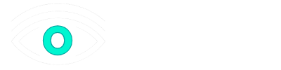 Eyecosystems Logo - Black eyeball with teal center next to Systems in teal.